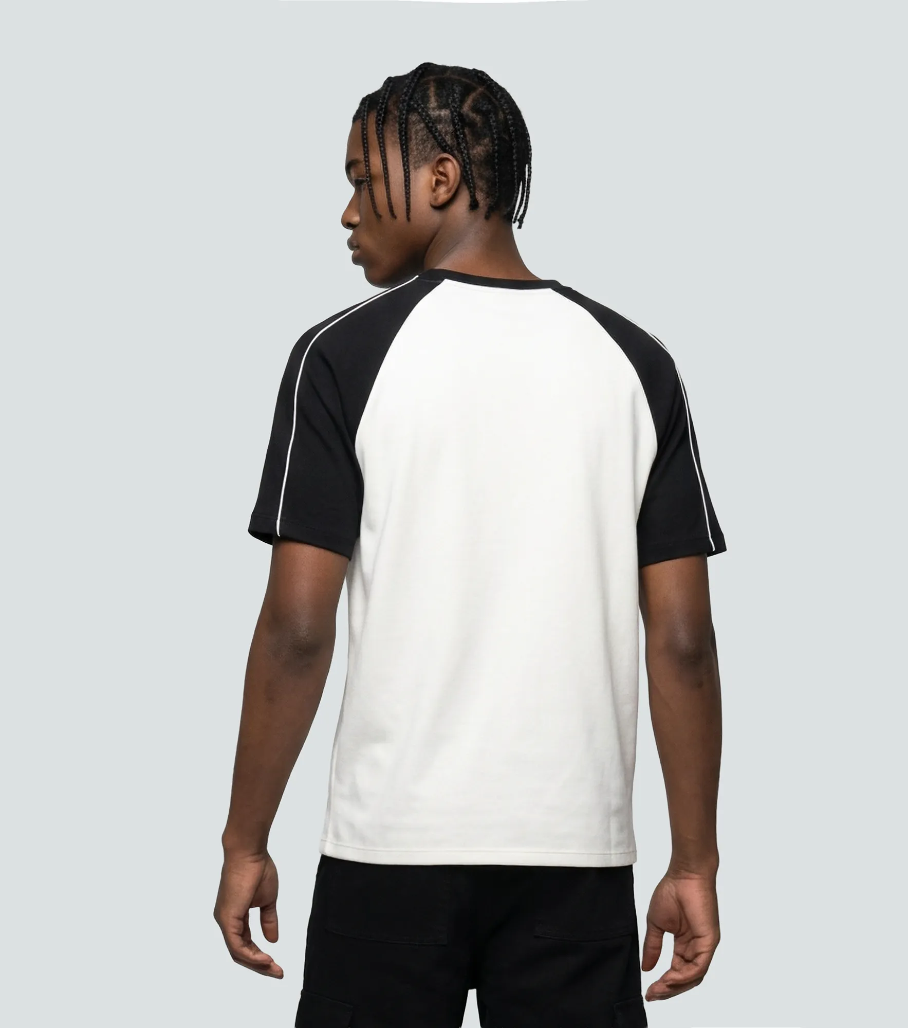 Harvey T Shirt Oversize Manga Rangla Typer 838036 NG