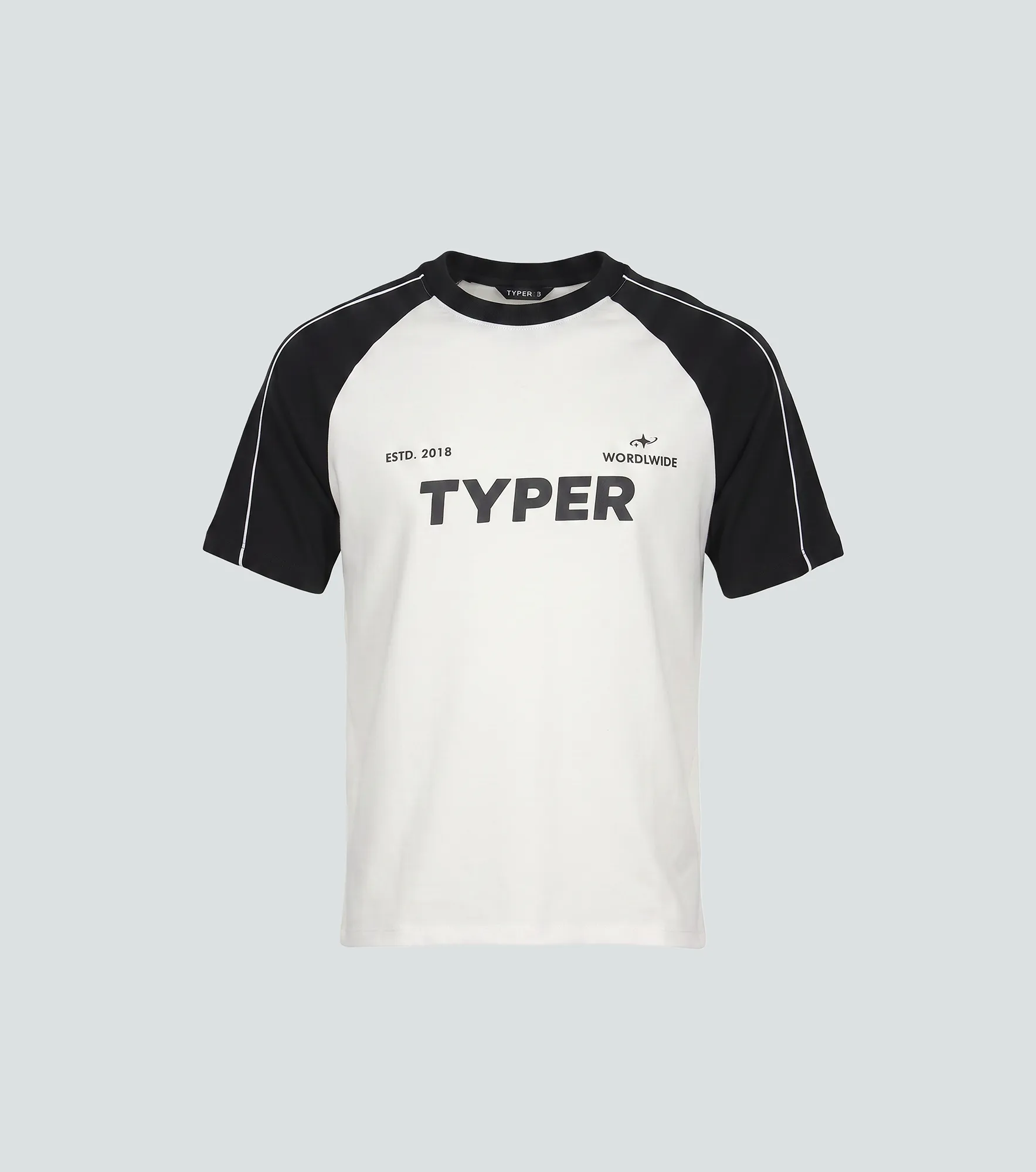 Harvey T Shirt Oversize Manga Rangla Typer 838036 NG