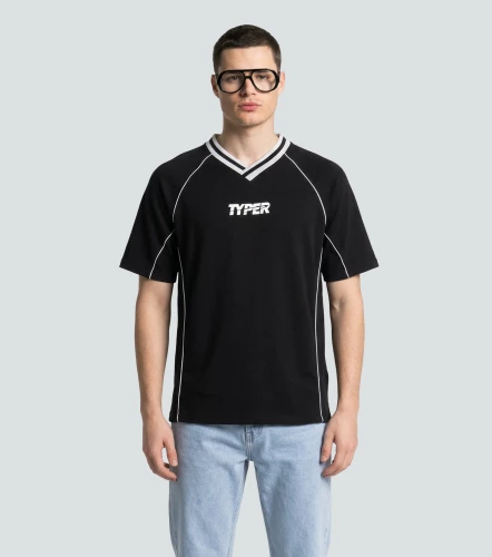Thomas T Shirt Extraoversize Con Sesgos TyperNG