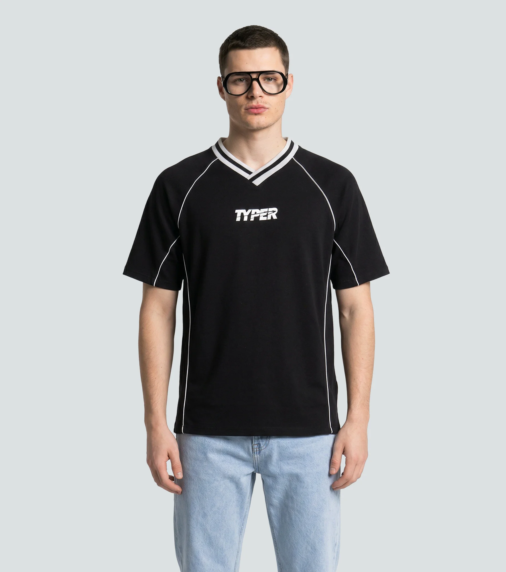 Thomas T Shirt Extraoversize Con Sesgos Typer 838037 NG