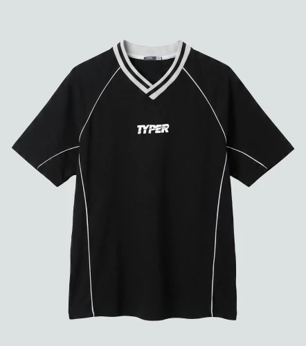 Thomas T Shirt Extraoversize Con Sesgos TyperNG