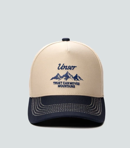 Angel Gorra Combinada Con Bordado En Delantero UnserCU