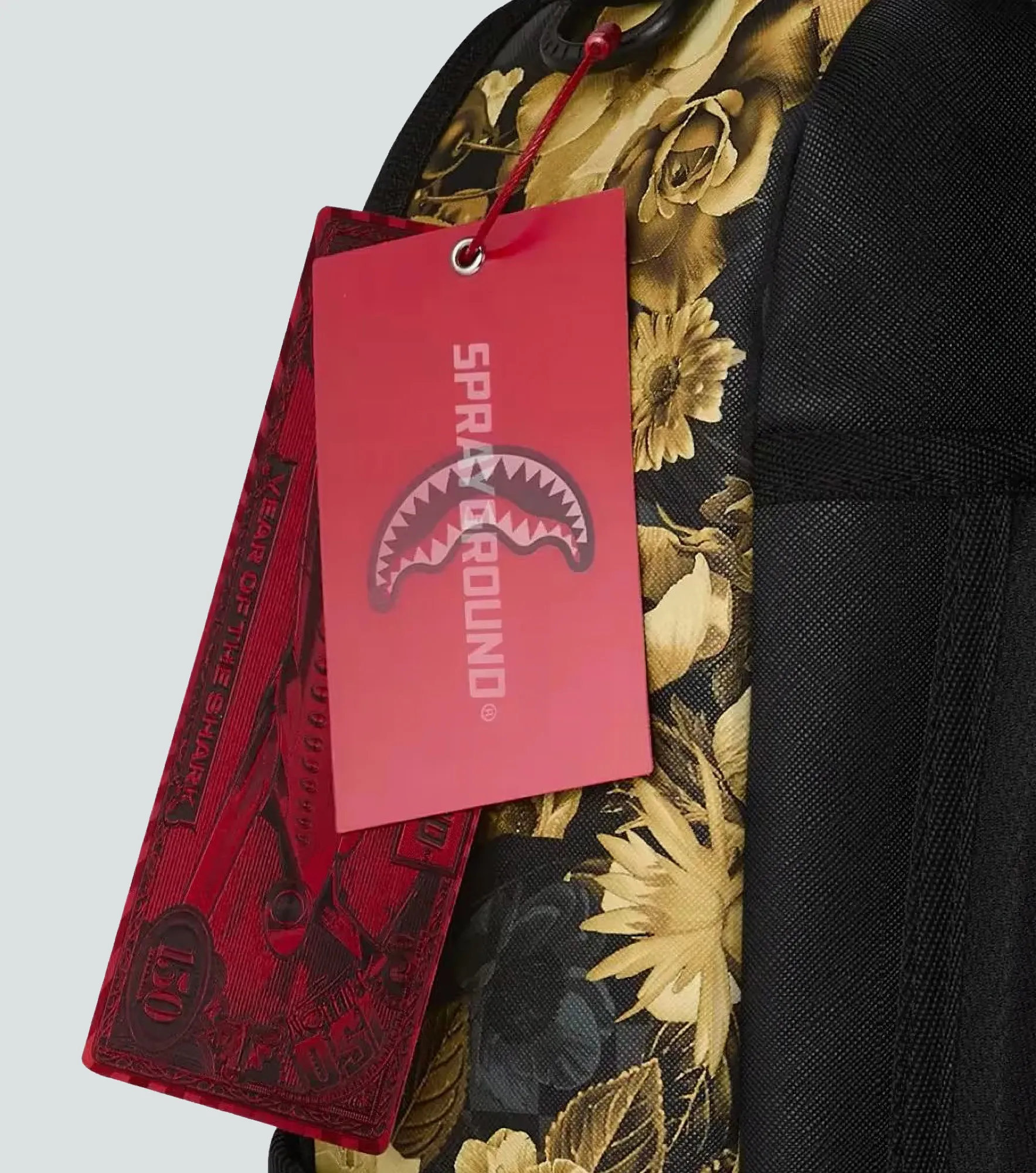 Morral Sprayground Gold Floral Remix 133566 NG