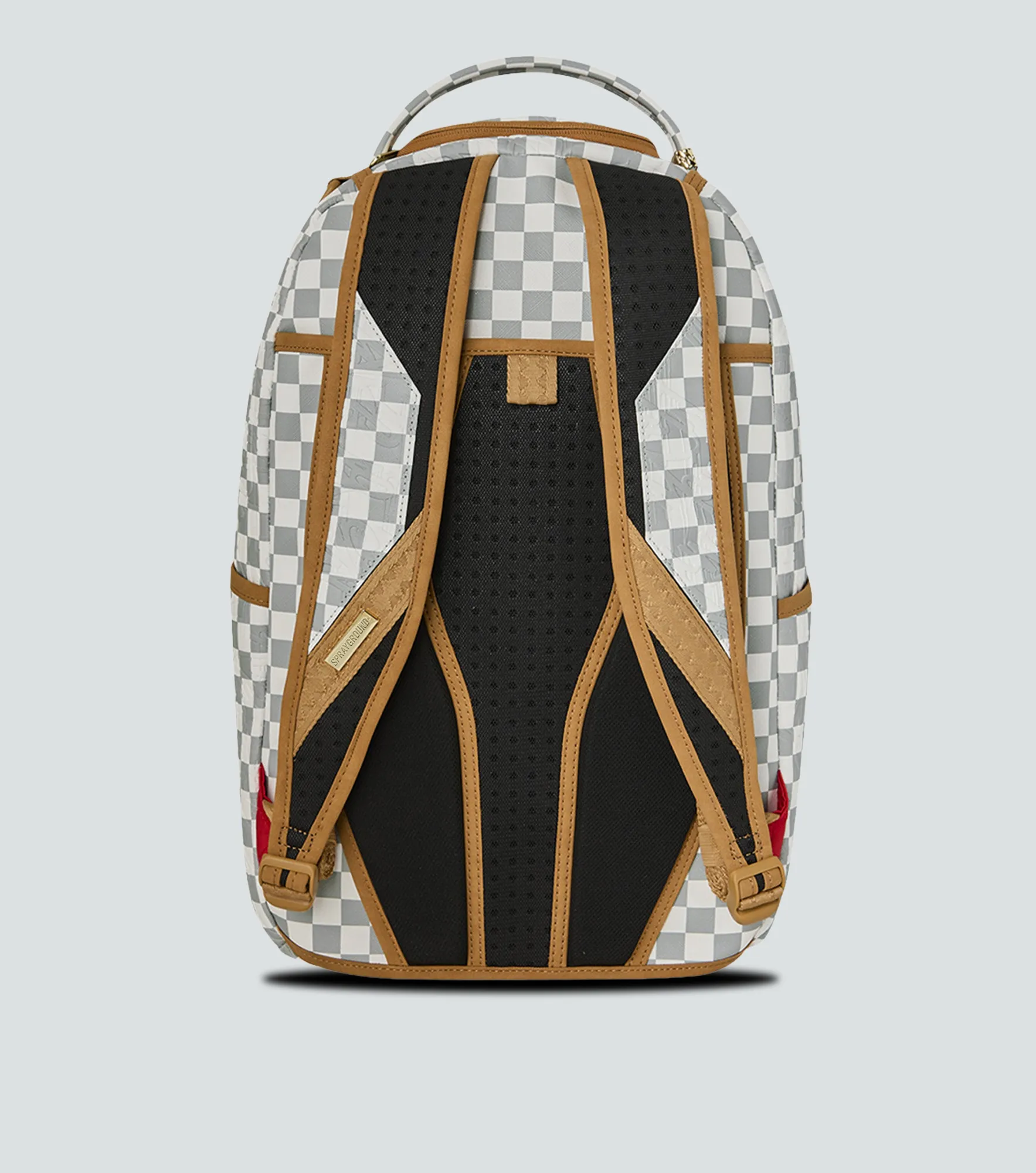 Morral Sprayground Graff Embossed Cream Check 133568 BL