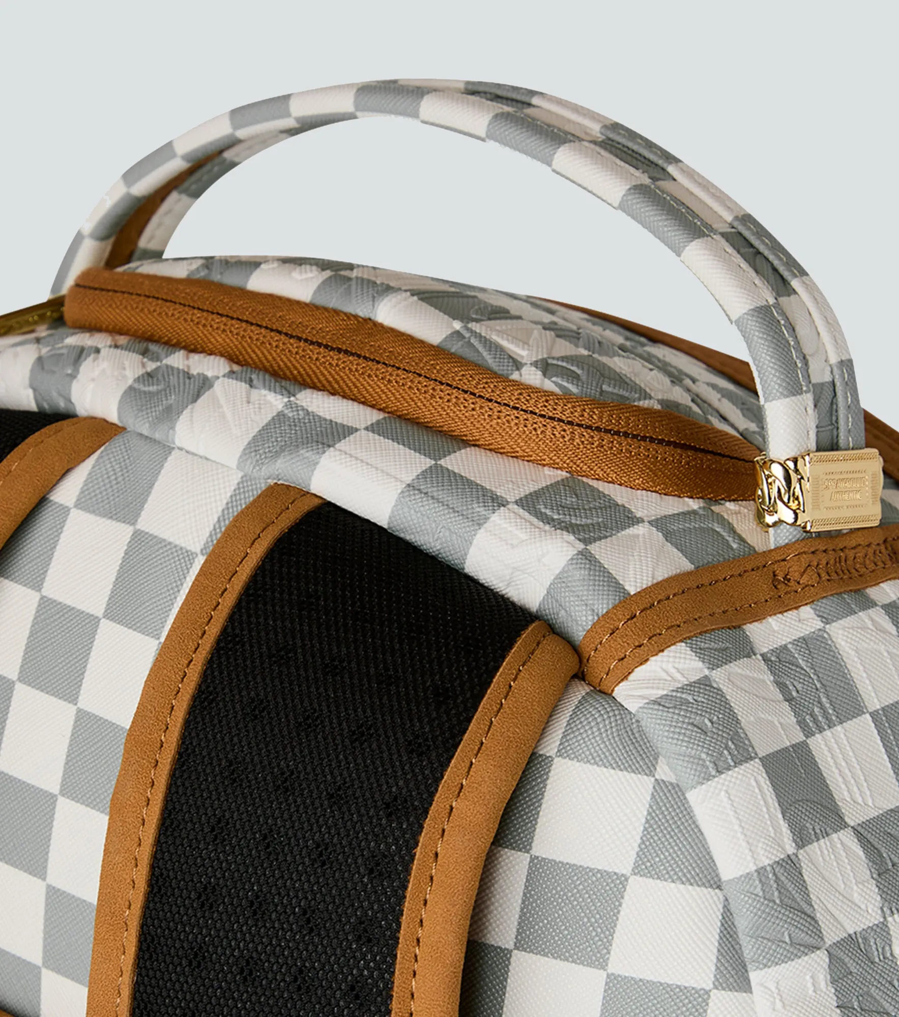 Morral Sprayground Graff Embossed Cream Check 133568 BL