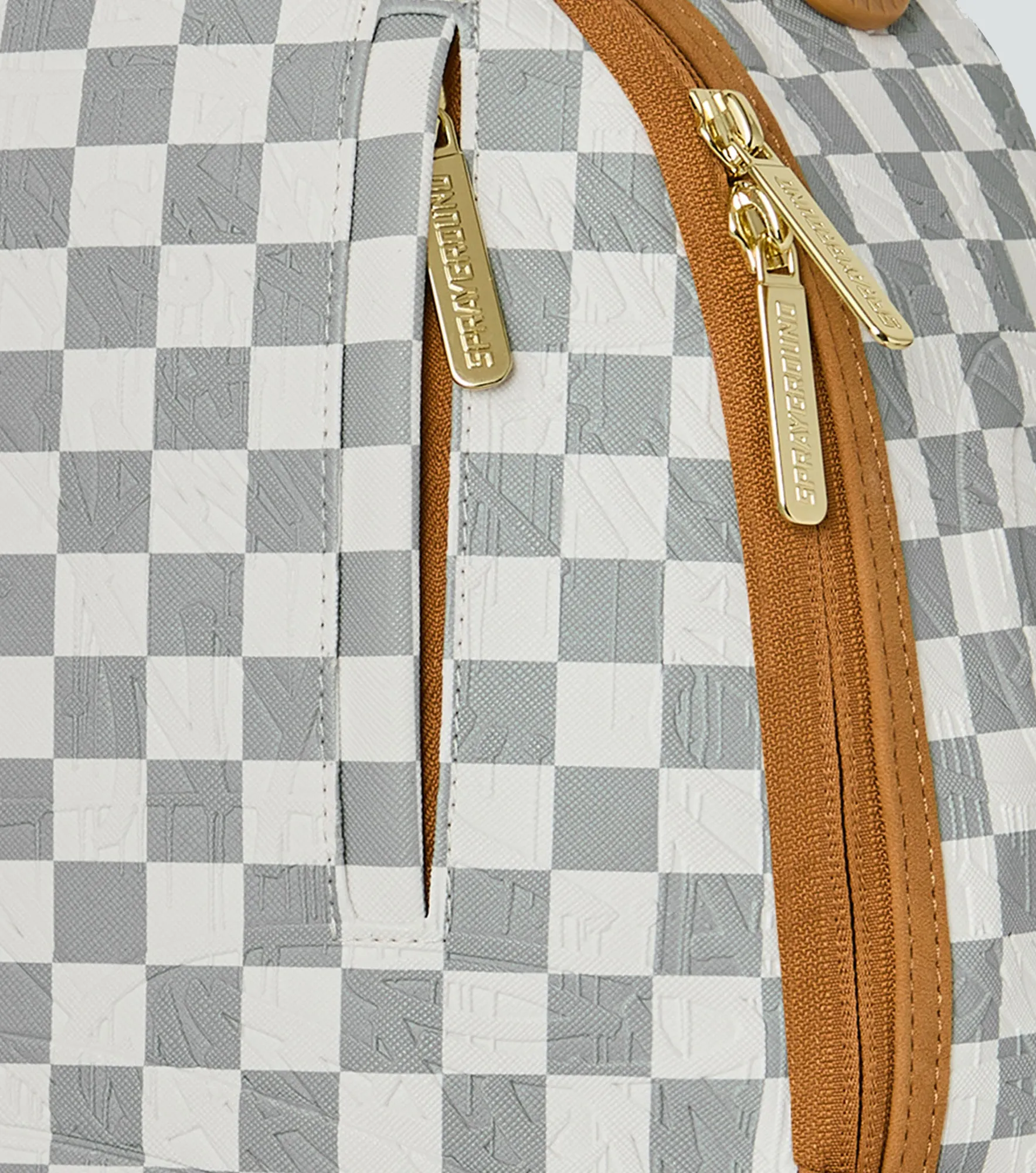 Morral Sprayground Graff Embossed Cream Check 133568 BL