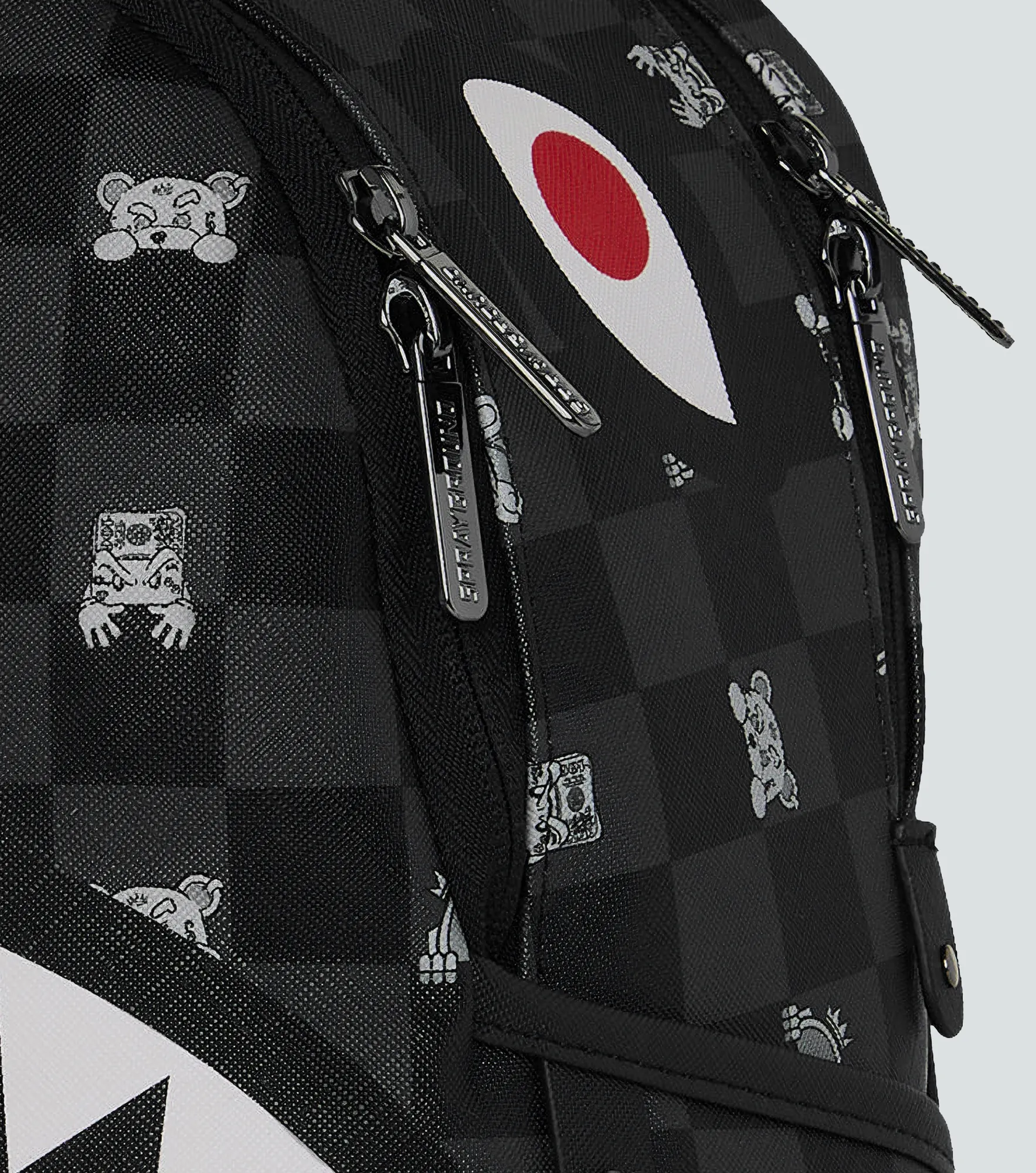 Morral Sprayground Savage Gray Peeking Character 133570 NG