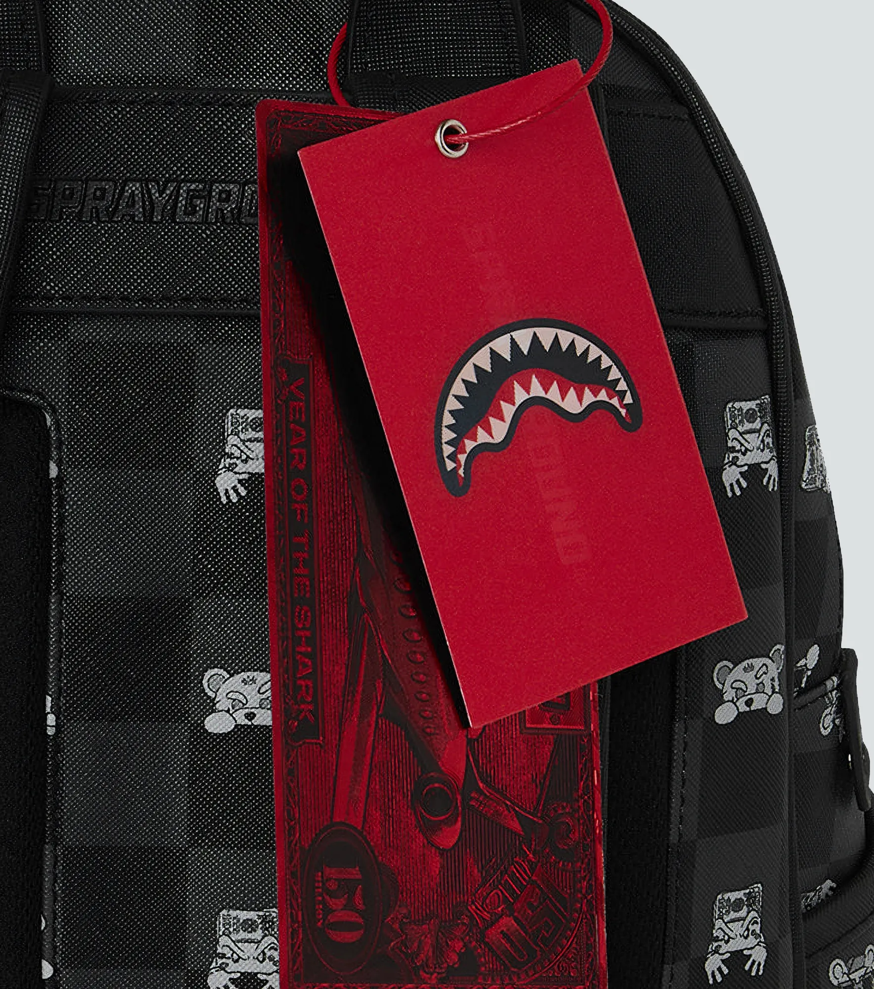 Morral Sprayground Savage Gray Peeking Character 133570 NG