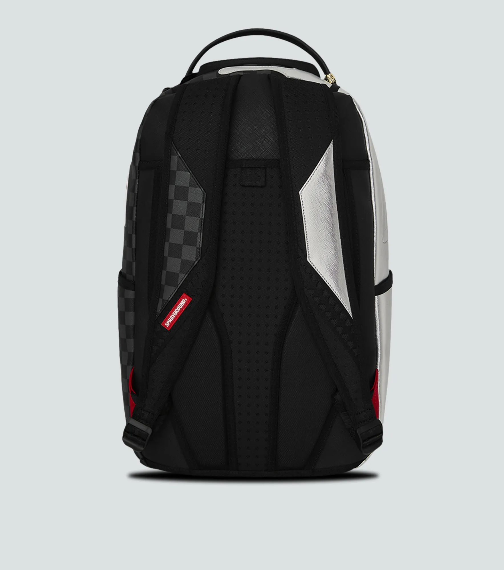 Morral Sprayground Silver Side Drip Black Check 133571 NG