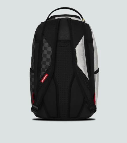 Morral Sprayground Silver Side Drip Black CheckNG