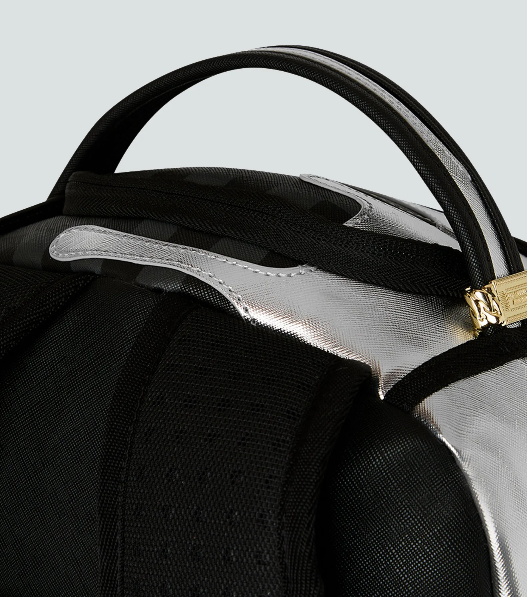 Morral Sprayground Silver Side Drip Black Check 133571 NG