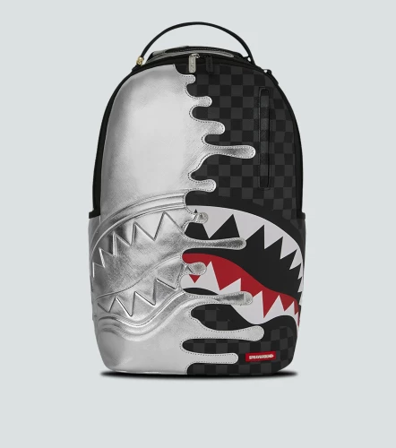 Morral Sprayground Silver Side Drip Black CheckNG