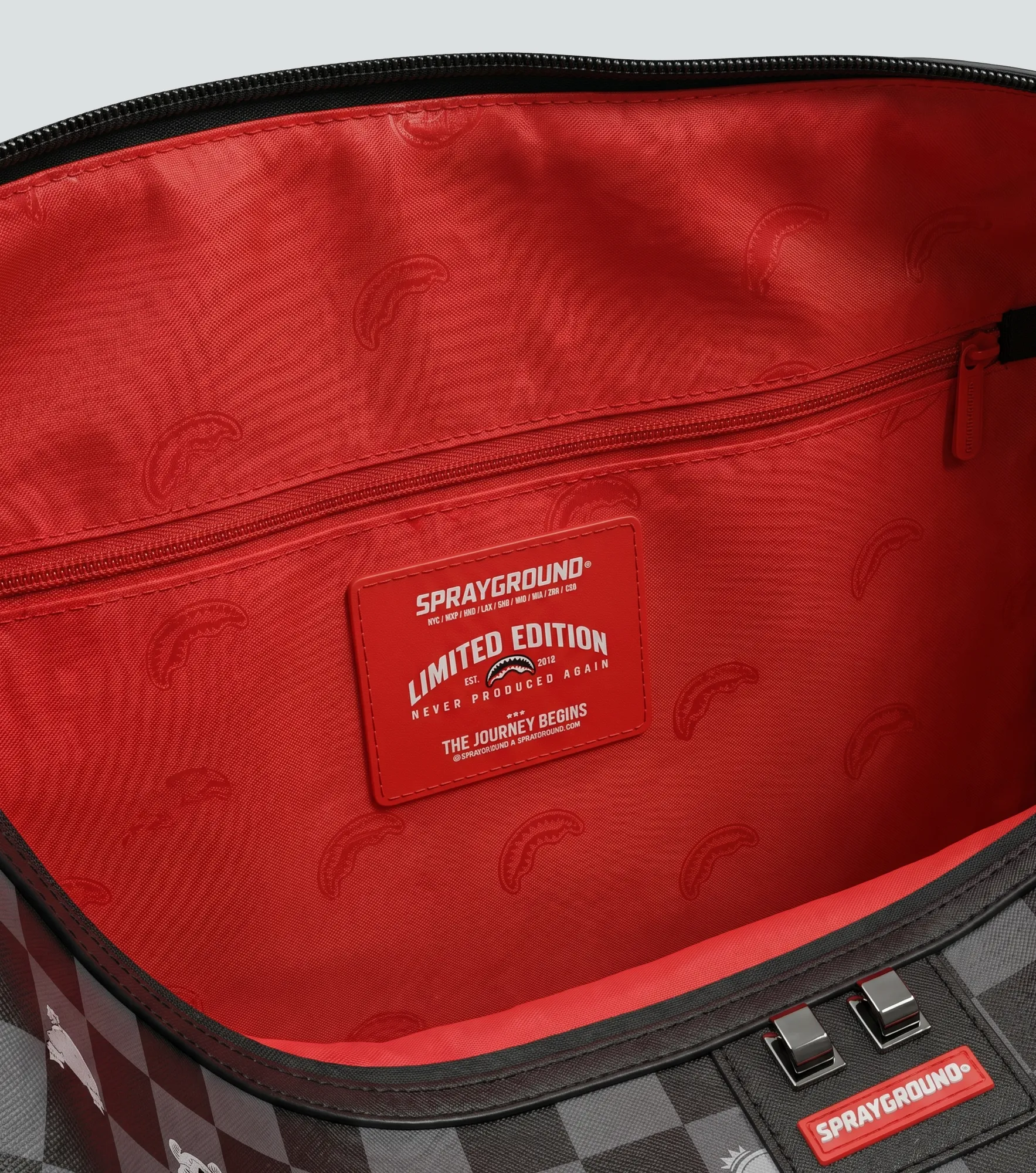 Bolso Spraygorund De Lona Peeking Character Check 133577 NG
