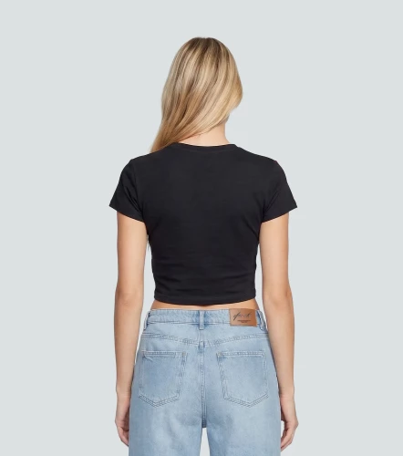 Blusa Para Mujer Manga Corta Unicolor Matilda DerekNG