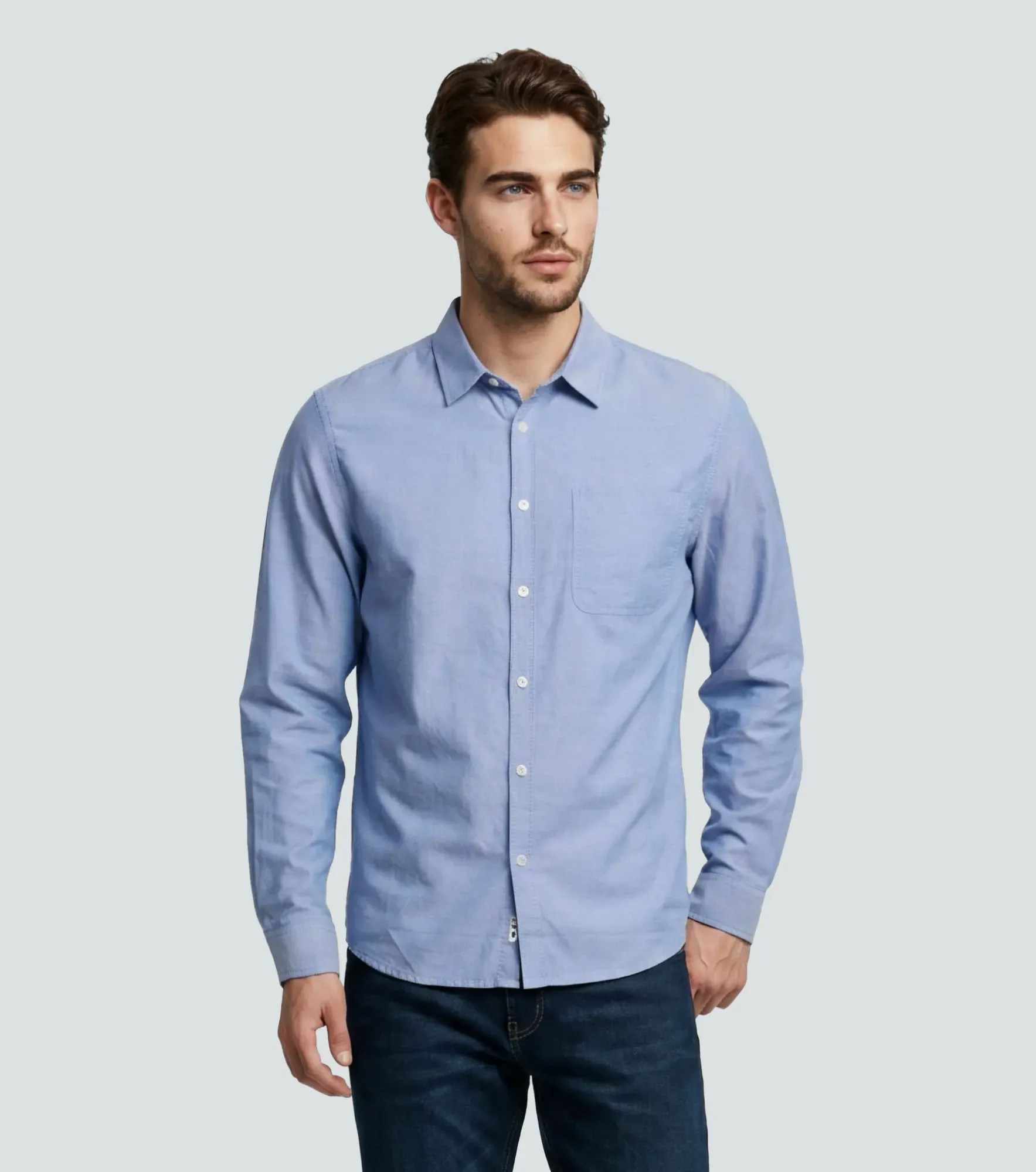 Camisa Americanino Ml Slim Fit Linea 133303 AC