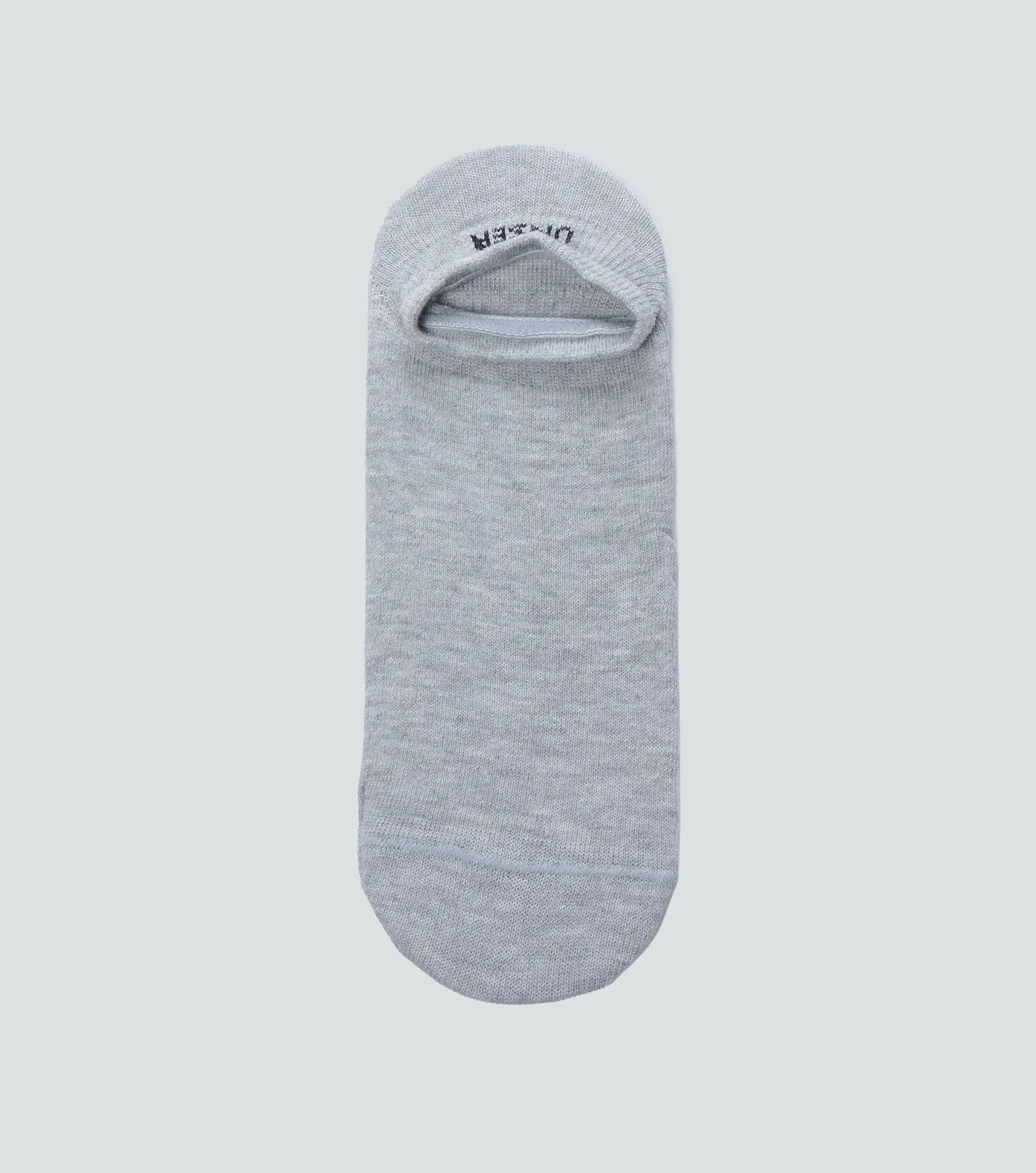 Media Para Hombre Tripack Invisible Unicolor Con Texto UnserCU