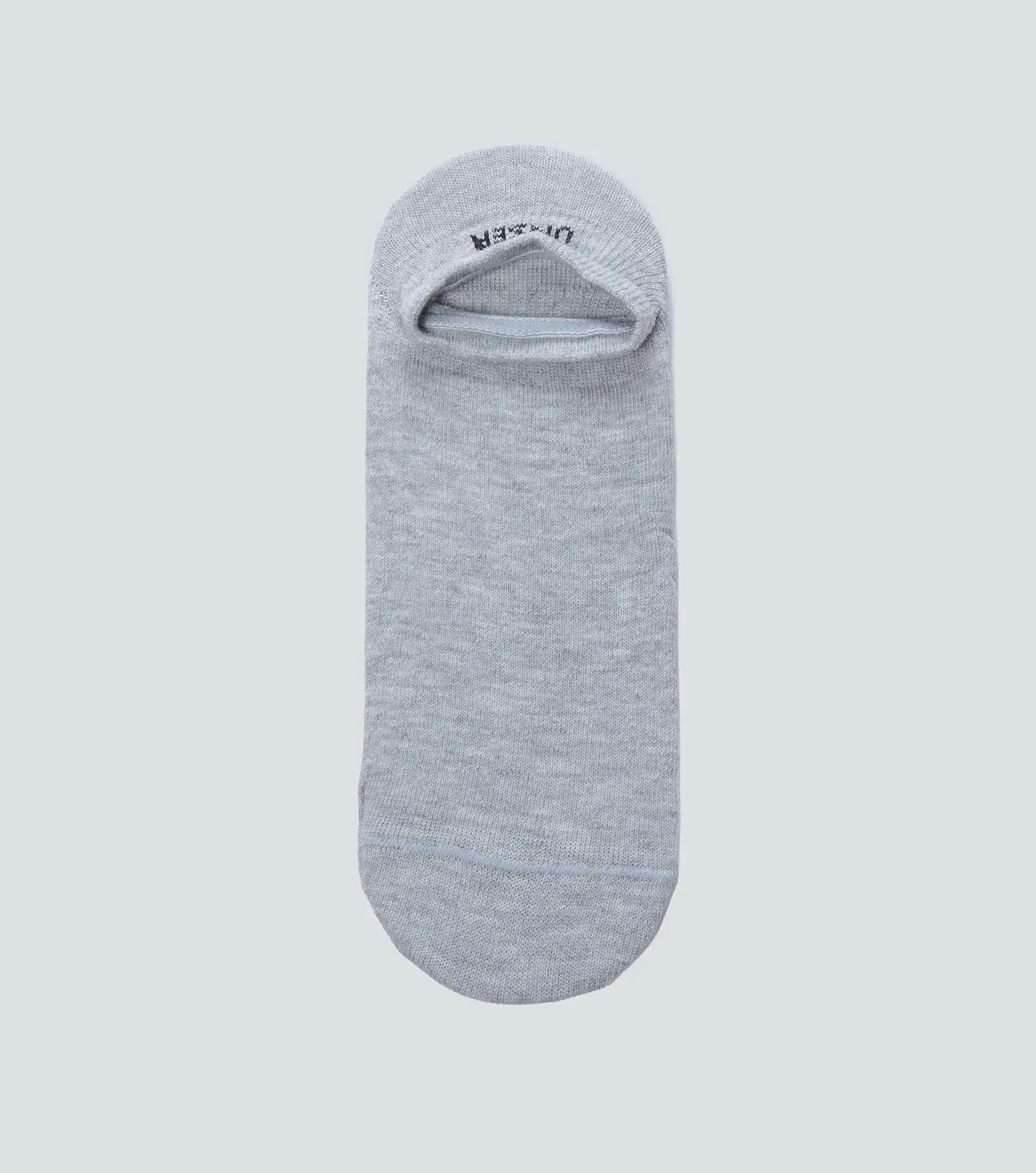 Media Para Hombre Tripack Invisible Unicolor Con Texto Unser 832962 CU