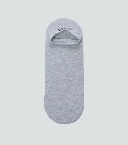 Media Para Hombre Tripack Invisible Unicolor Con Texto UnserCU