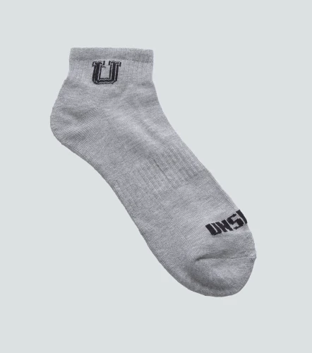 Media Para Hombre Tripack Tobillera Unicolor UnserCU