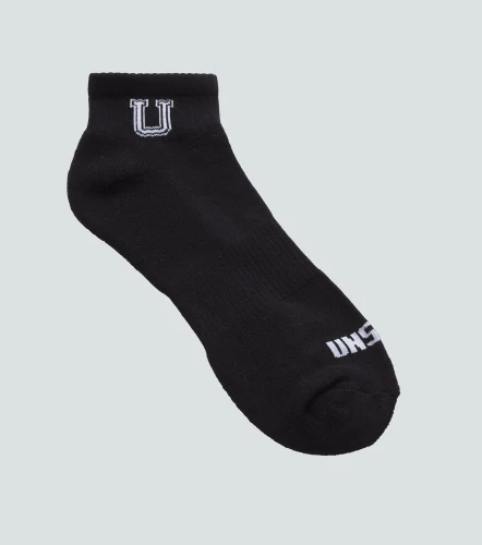 Media Para Hombre Tripack Tobillera Unicolor UnserCU