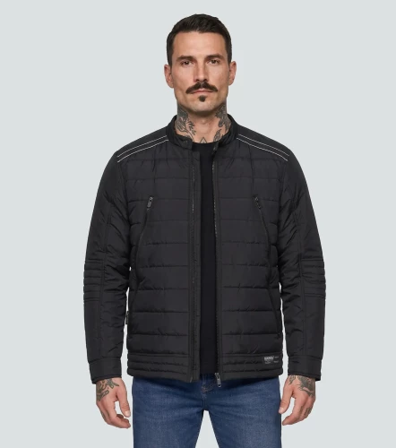 Merrick Chaqueta Tipo Biker Acolchada Masculina GroggyNG