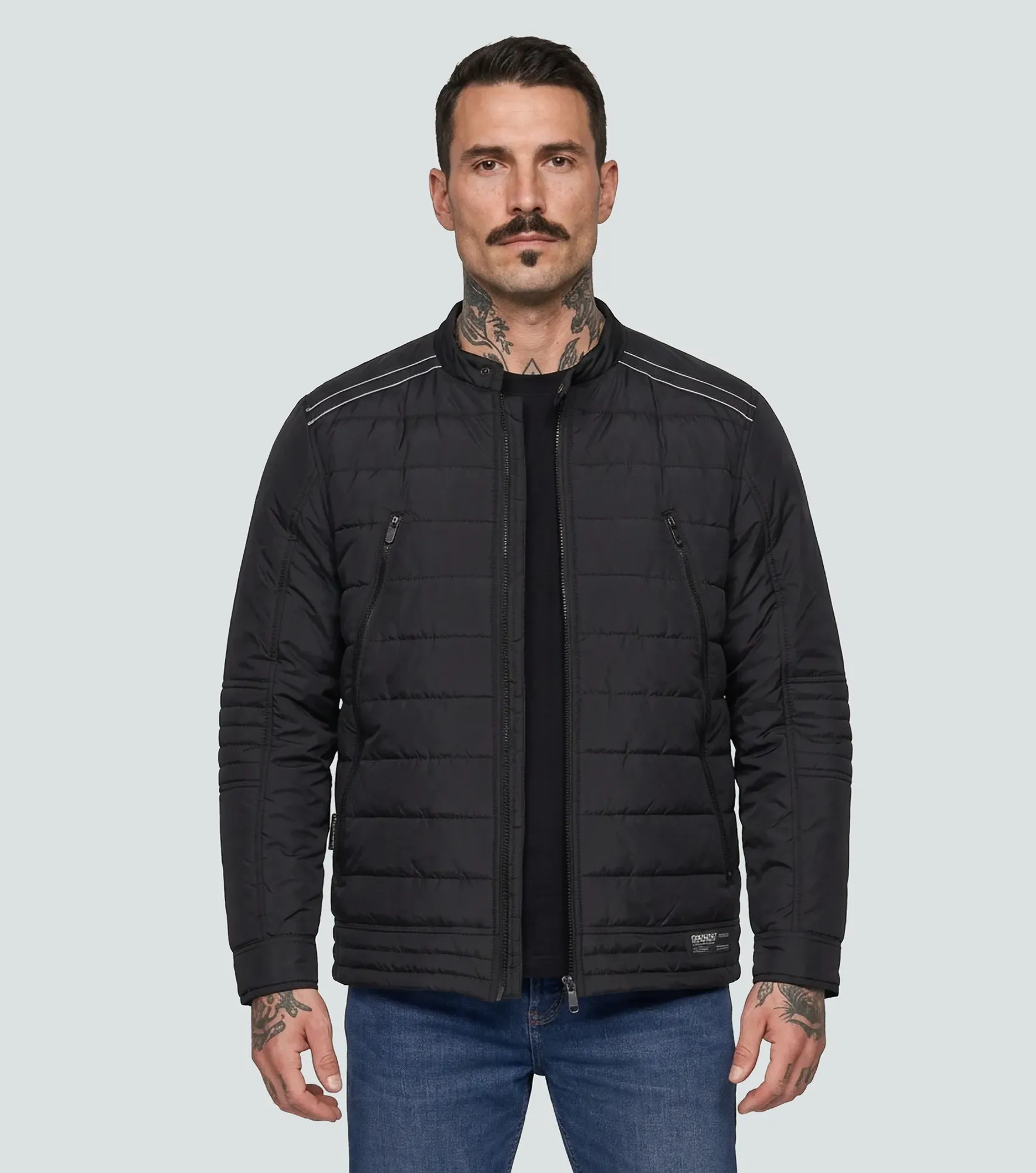 Merrick Chaqueta Tipo Biker Acolchada Masculina GroggyNG