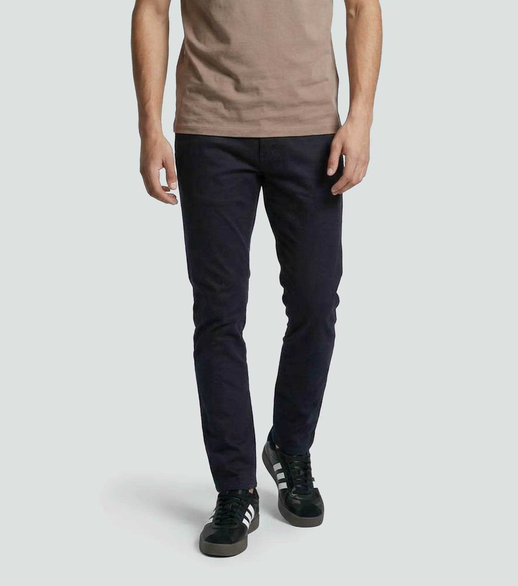 Navy Pantalon Chino Skinny Masculino GasAO