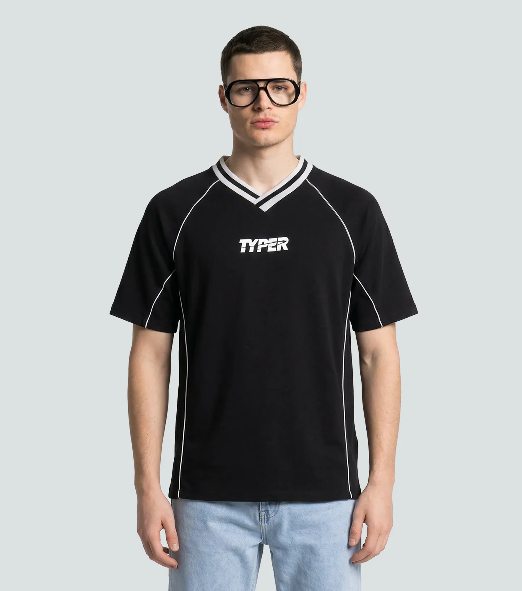 Thomas T Shirt Extraoversize Con Sesgos Typer 838037 NG
