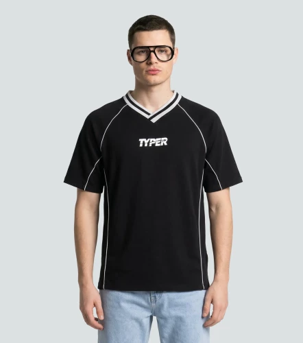 Thomas T Shirt Extraoversize Con Sesgos TyperNG