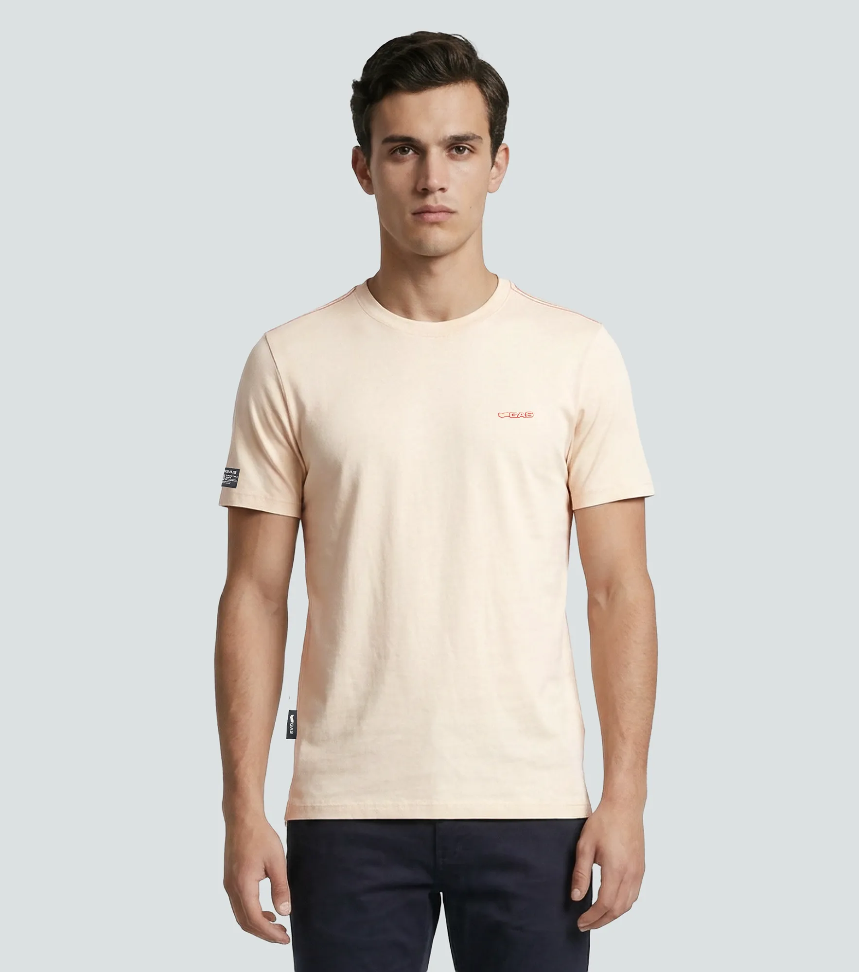 Basilio Camiseta Masculina Slim Fit Gas 837284 AR