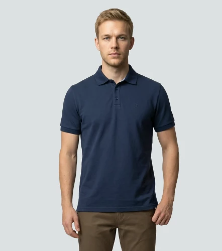 Comfort Jero Polo Unicolor Con Detalles UnserAZ