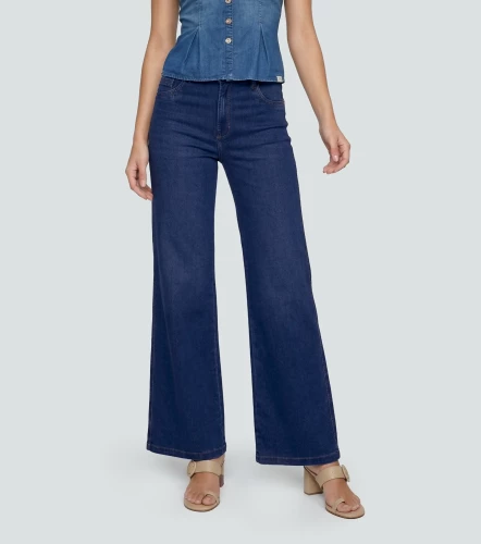 Praga Jean Para Mujer Pull Up Bota Recta DerekAZ
