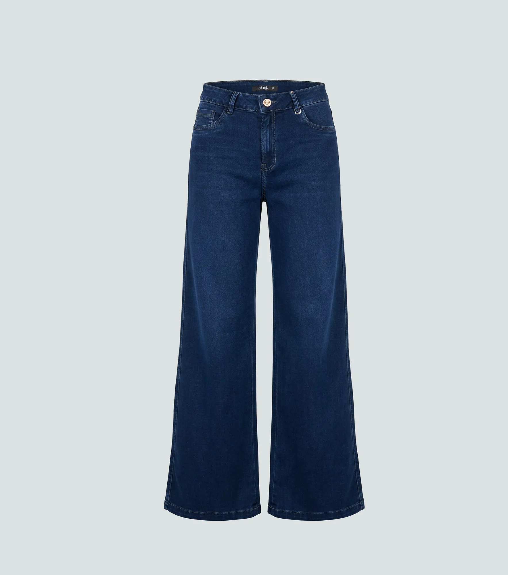 Praga Jean Para Mujer Pull Up Bota Recta Derek 838247 AZ