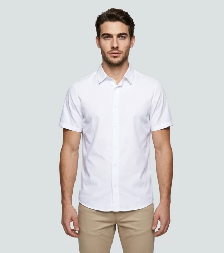 Comfort Gael Camisa M C Con Detalle En Tela UnserBL