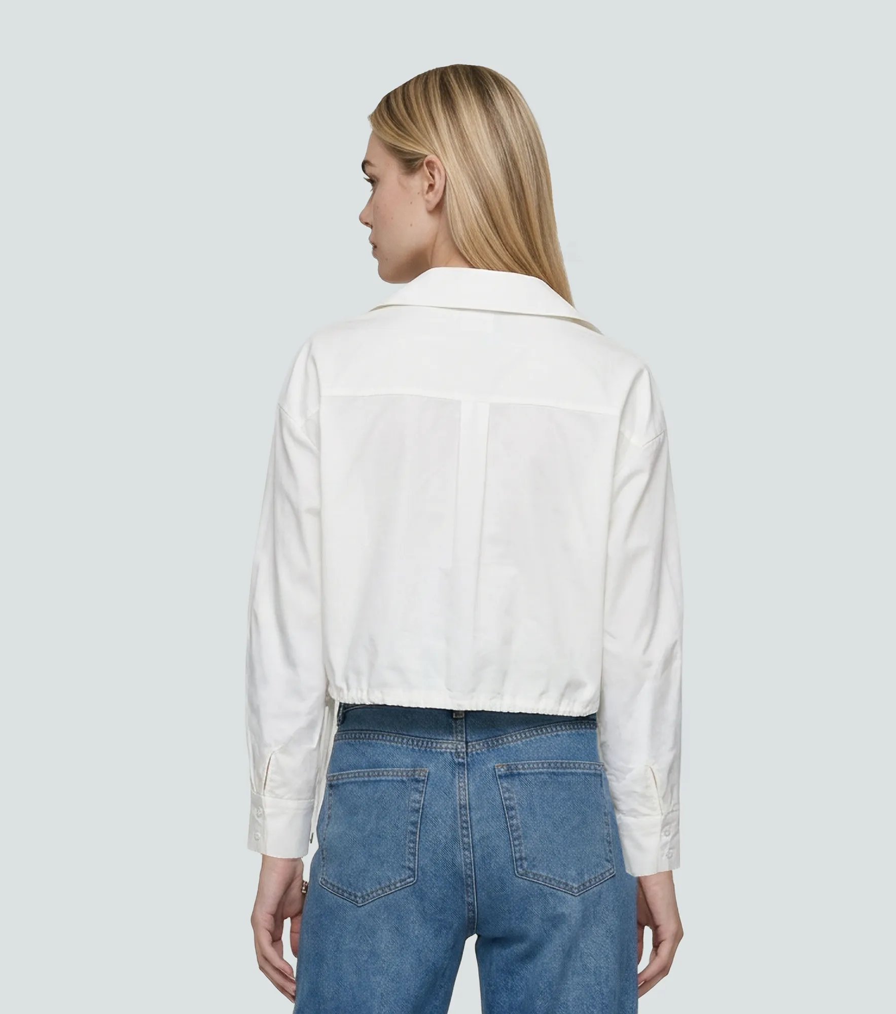 Blusa Camisera Para Mujer Con Detalle De Cordon Derek 837356 BH