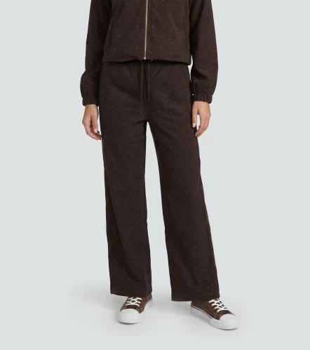 Pantalon Largo Con Apliques DerekCF