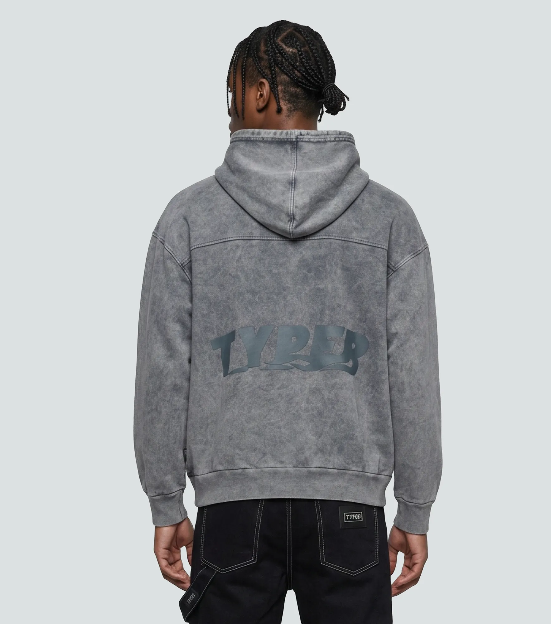 Andrew Hoodie Oversize Con Bolsillos Typer 839188 GR