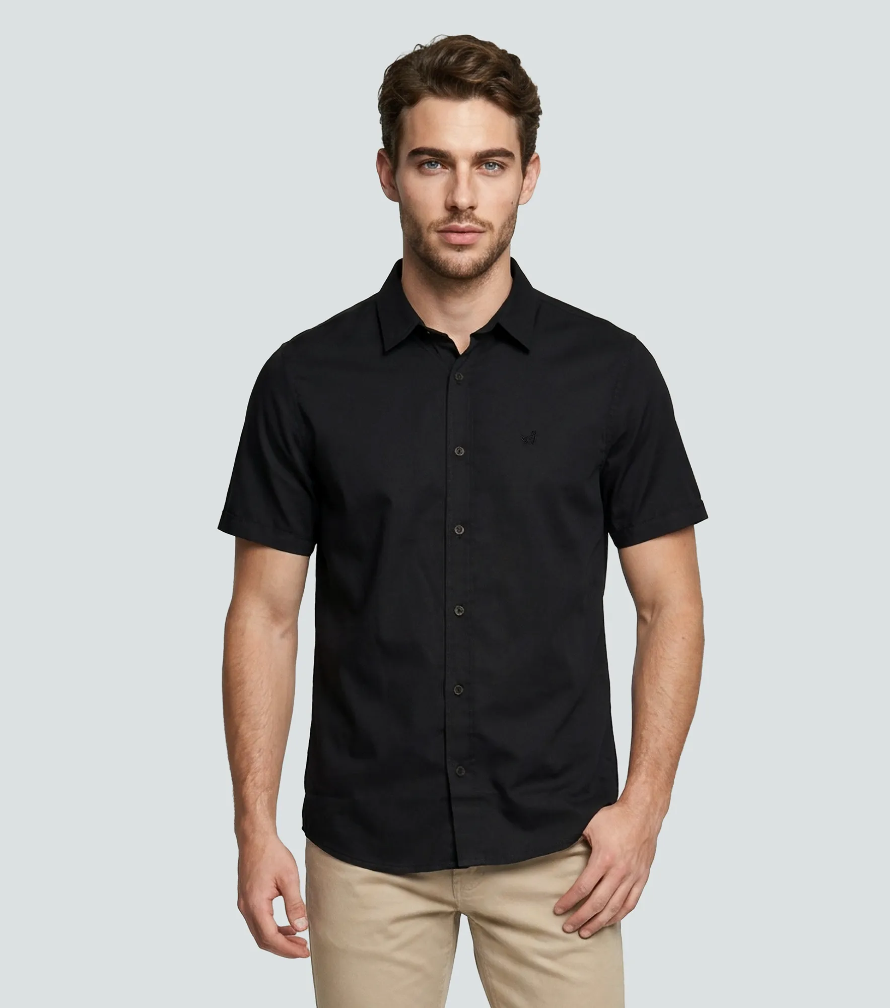 Comfort Gael Camisa M C Con Detalle En Tela UnserNG