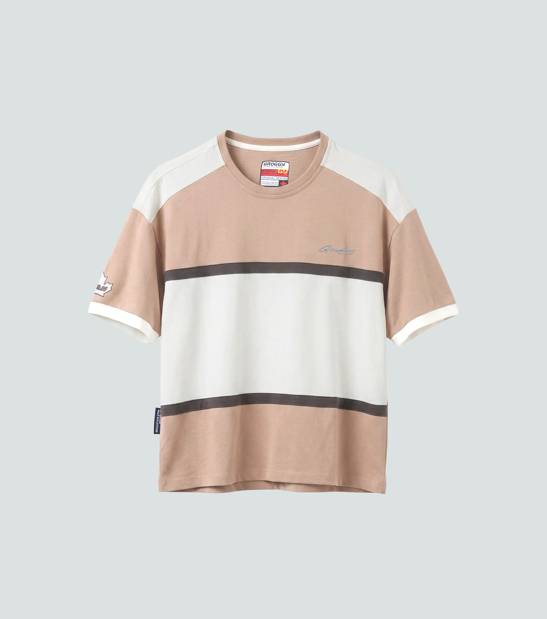 Boxom T Shirt Boxy Fit Masculina Groggy 837411 CU