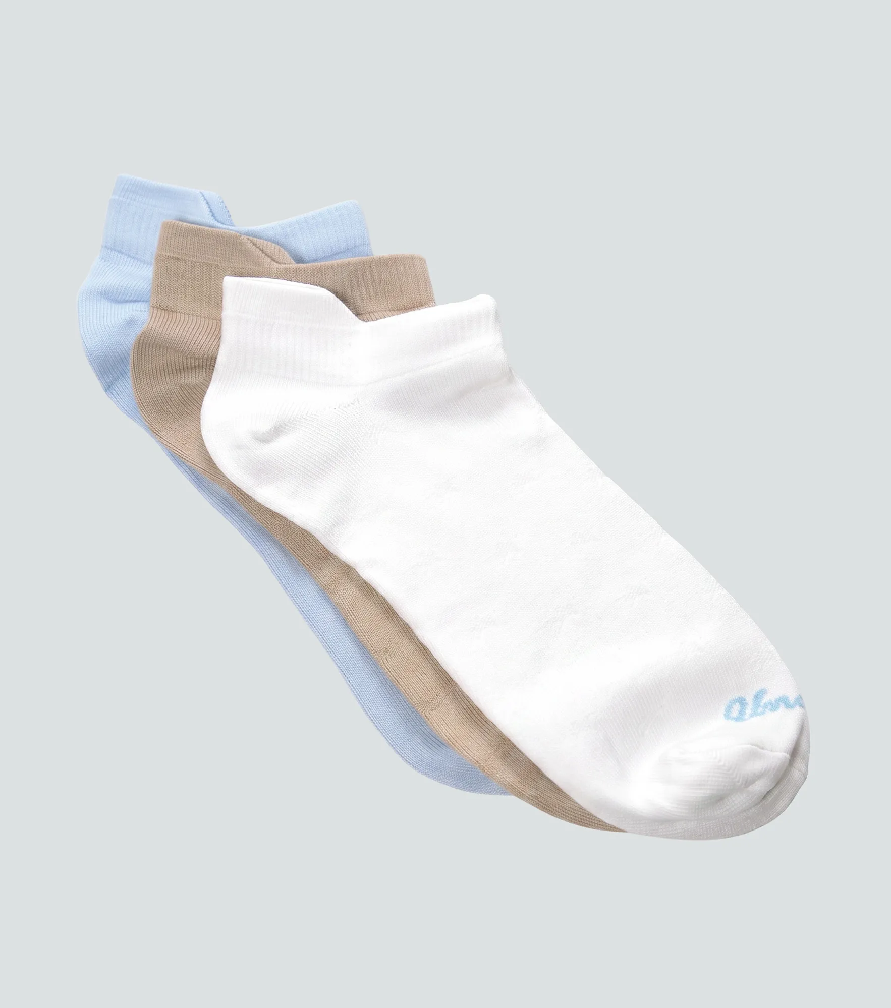 Carol Tripack Medias Unicolor Con Texto En Puntera Unser 837902 CU