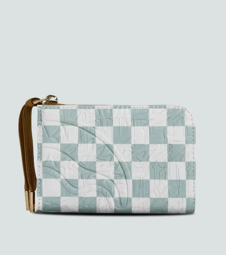 Billetera Sprayground Graff Embossed Cream CheckGR