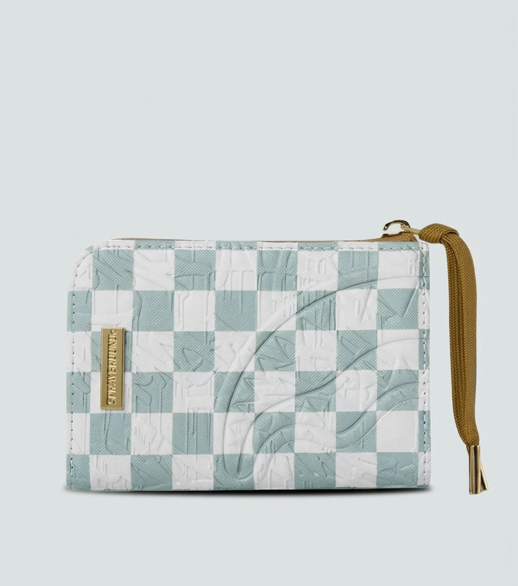 Billetera Sprayground Graff Embossed Cream CheckGR