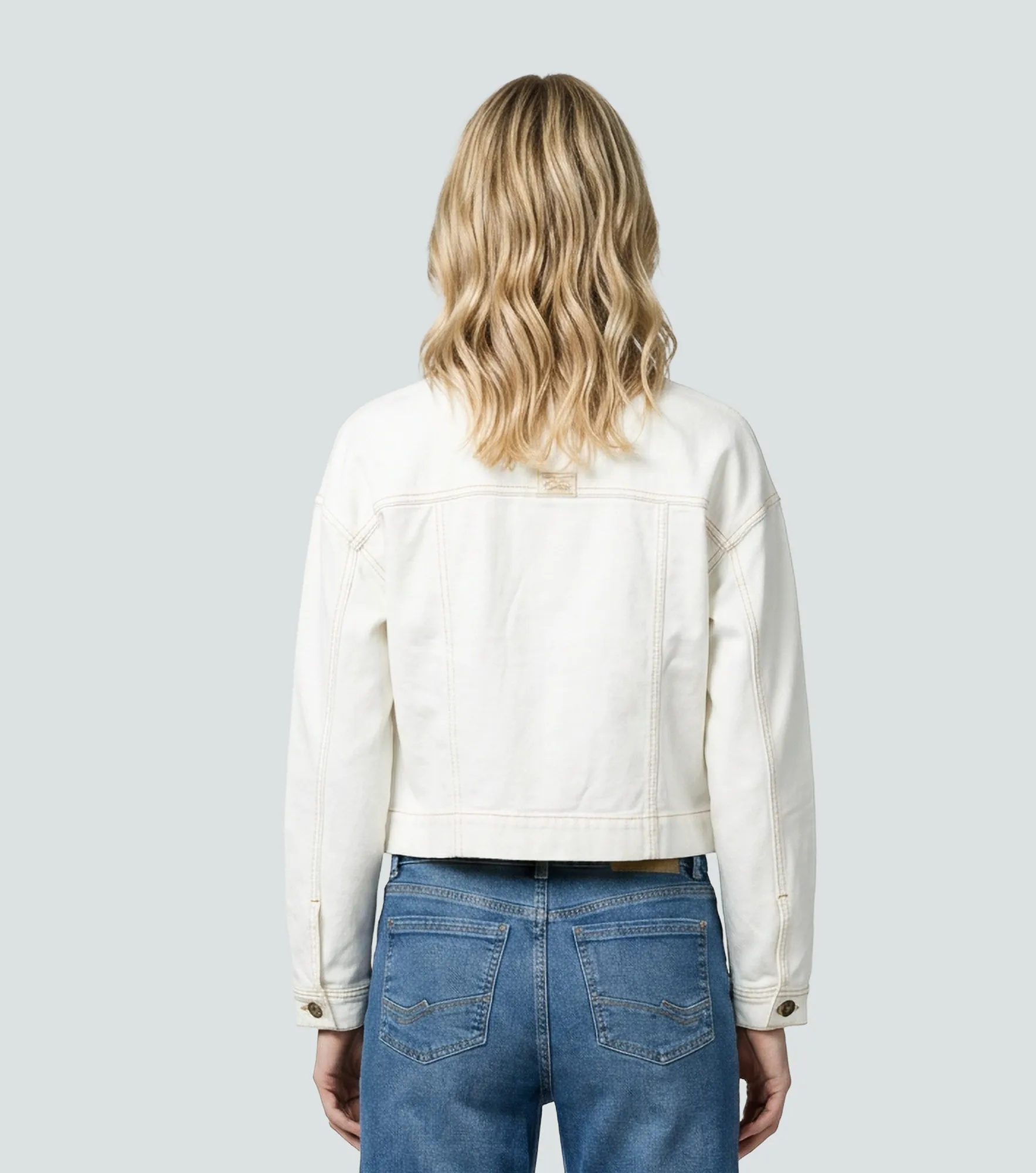 Clara Chaqueta Unicolor Con Detalle En Delantero Unser 837129 CR