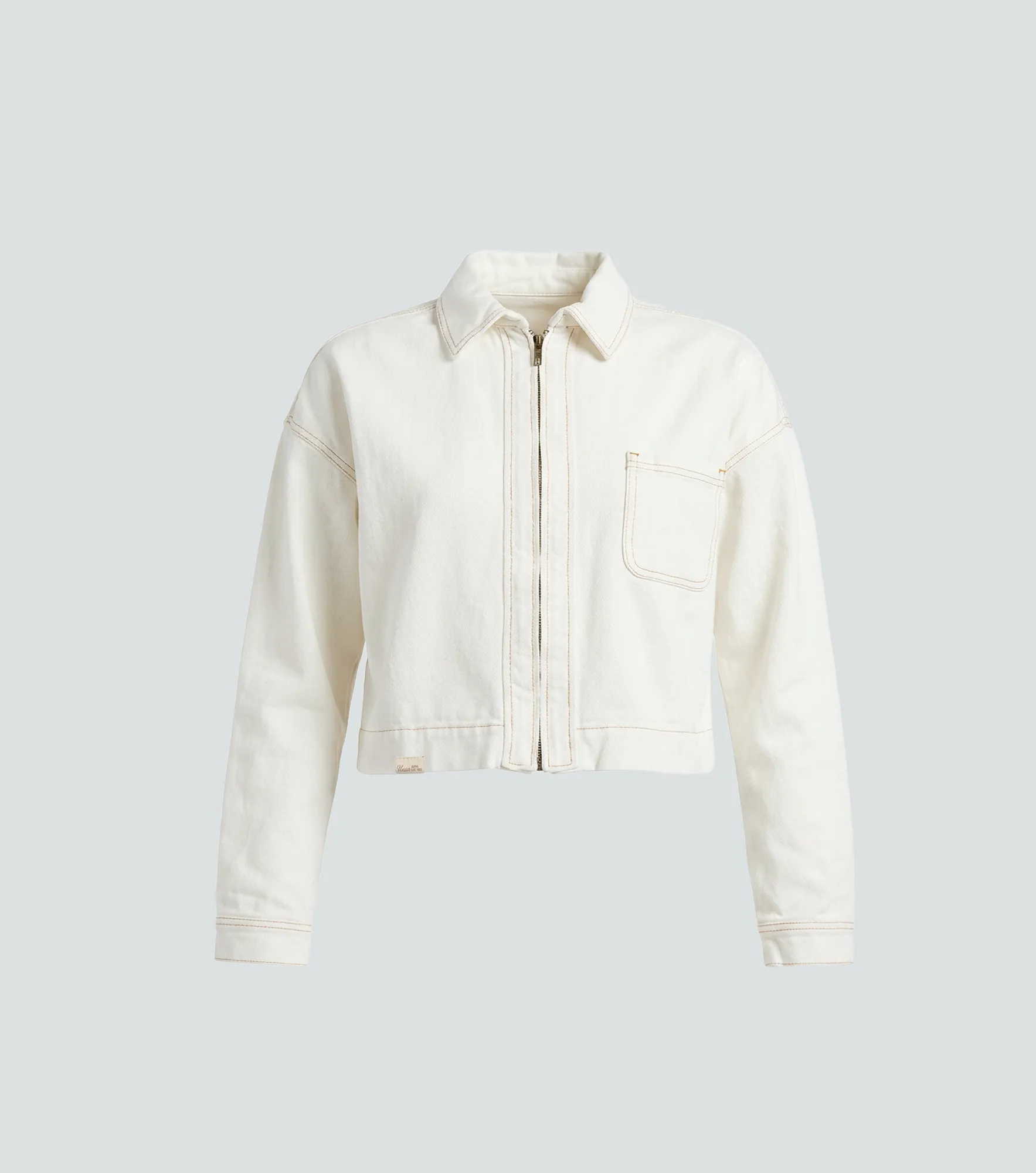 Clara Chaqueta Unicolor Con Detalle En Delantero Unser 837129 CR