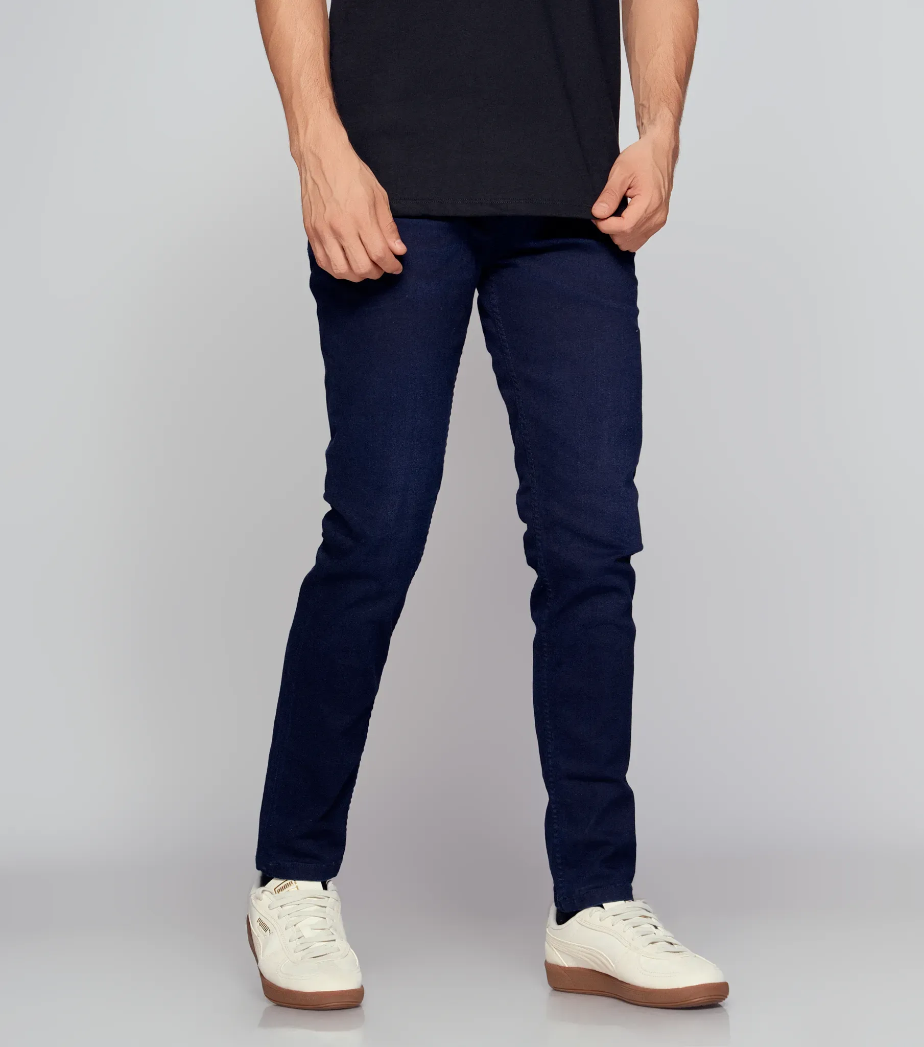 Amter Jean Skinny Con Ribete Masculino Groggy 833459 AO