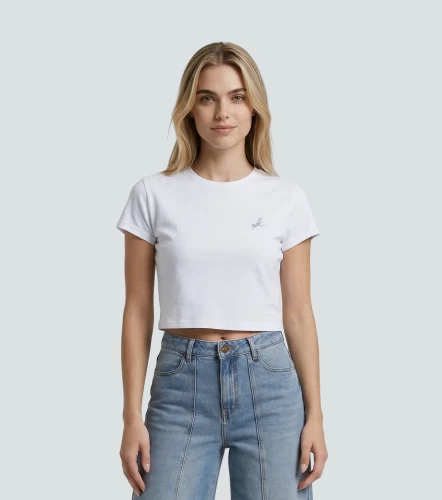 Blusa Para Mujer Manga Corta Unicolor Matilda DerekBL