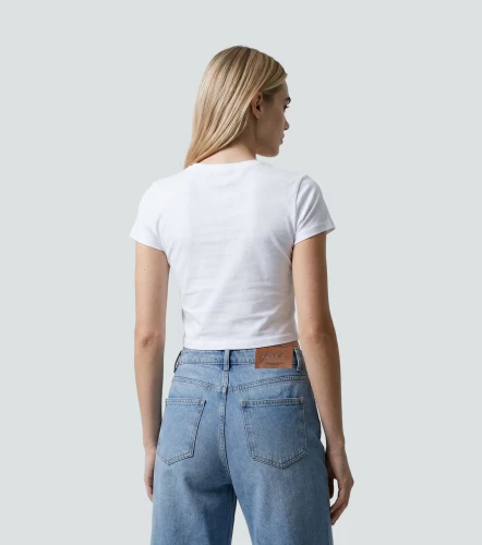 Blusa Para Mujer Manga Corta Unicolor Matilda DerekBL