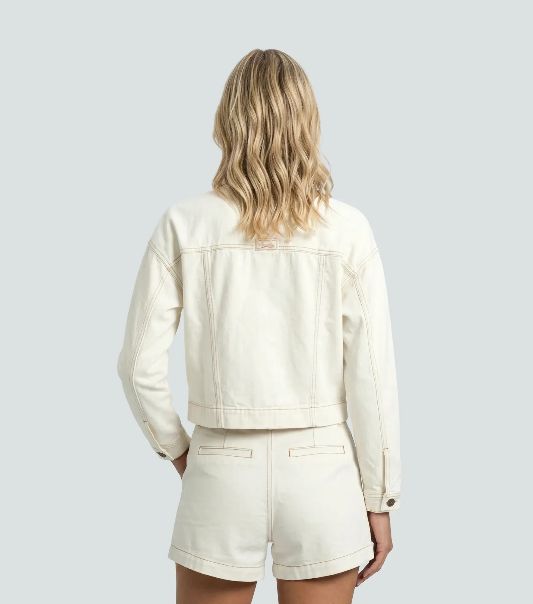 Clara Chaqueta Unicolor Con Detalle En Delantero Unser 837129 CR