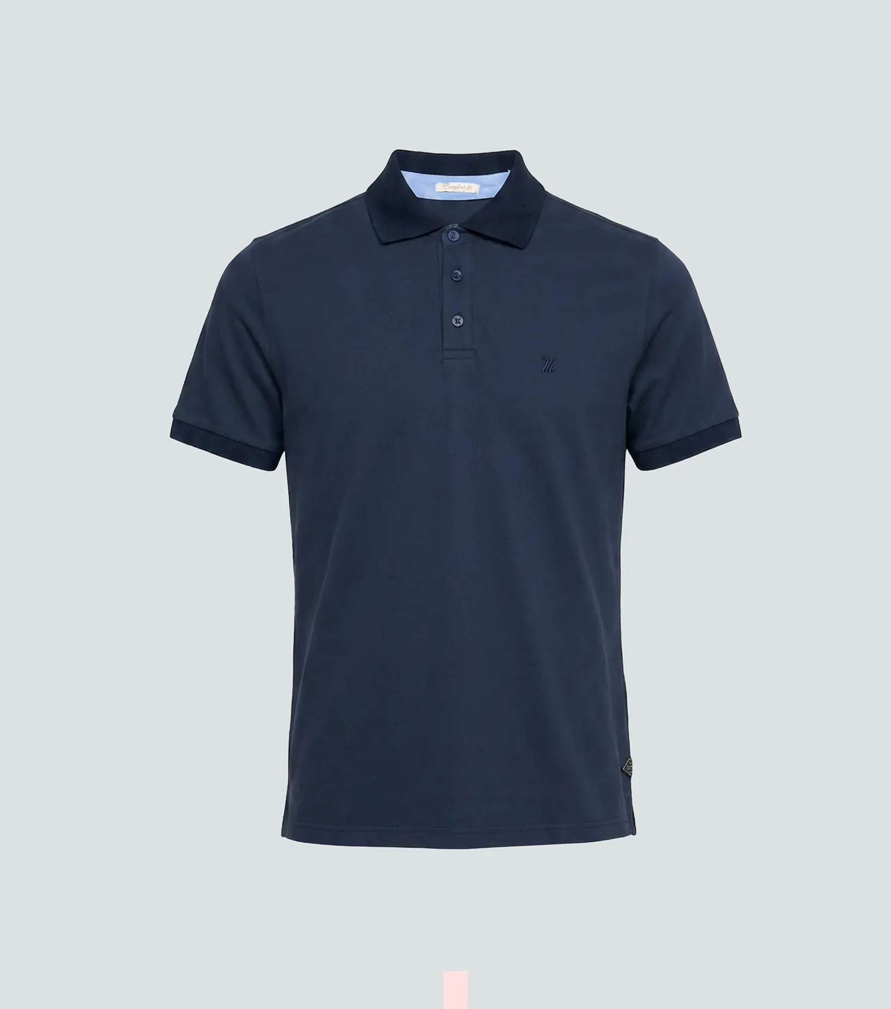 Comfort Jero Polo Unicolor Con Detalles Unser 836178 AZ