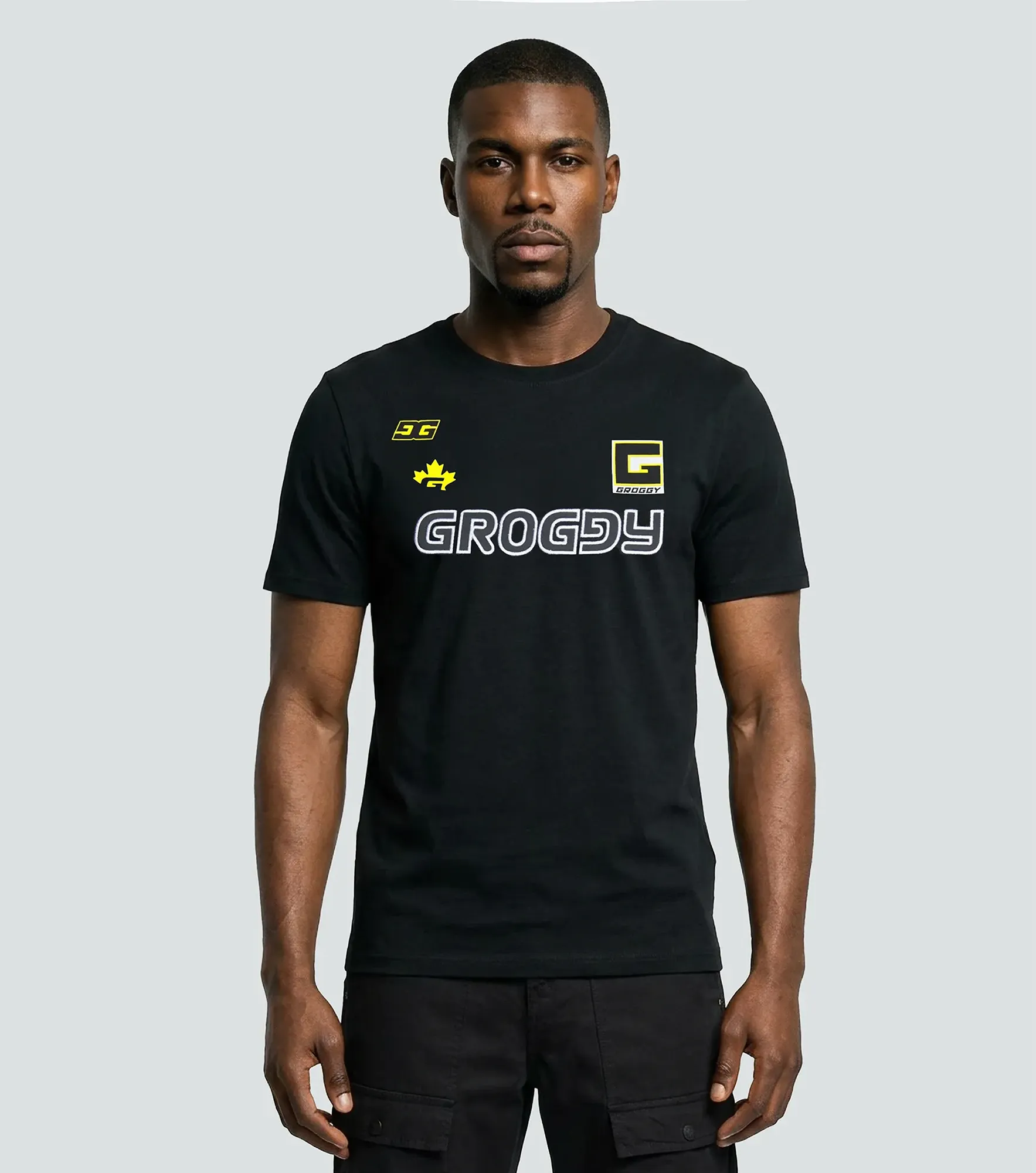 Gorki T Shirt Slim Masculina Groggy 834578 NG